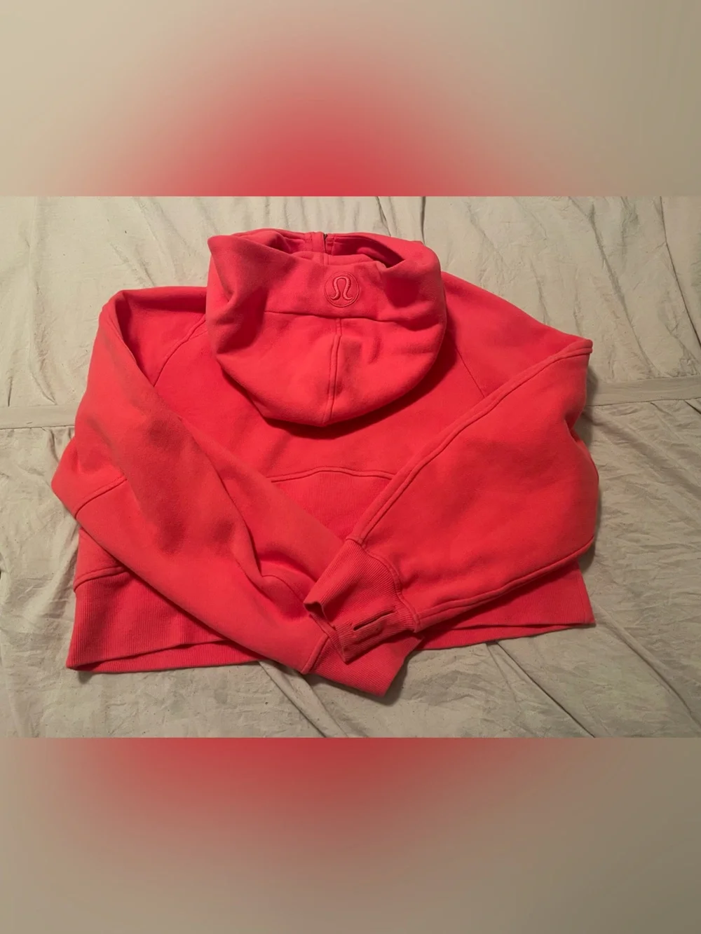Lululemon Scuba Oversized Half Zip Hoodie Glaze Pink XS/S LW3DM4S